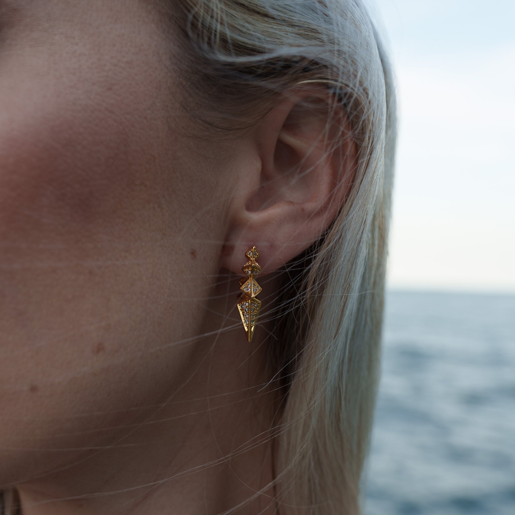 Minerva Spiked Hoops