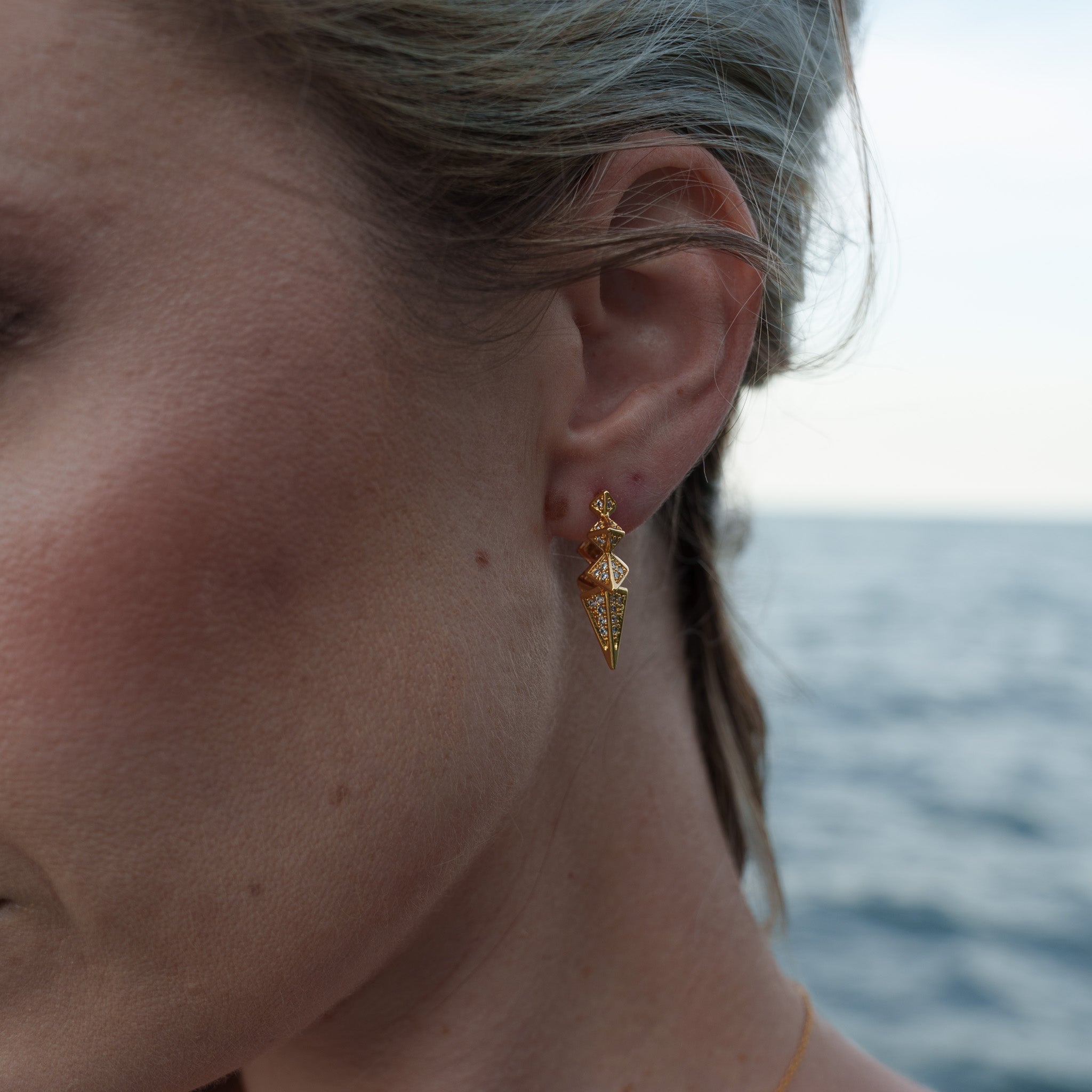 Minerva Spiked Hoops