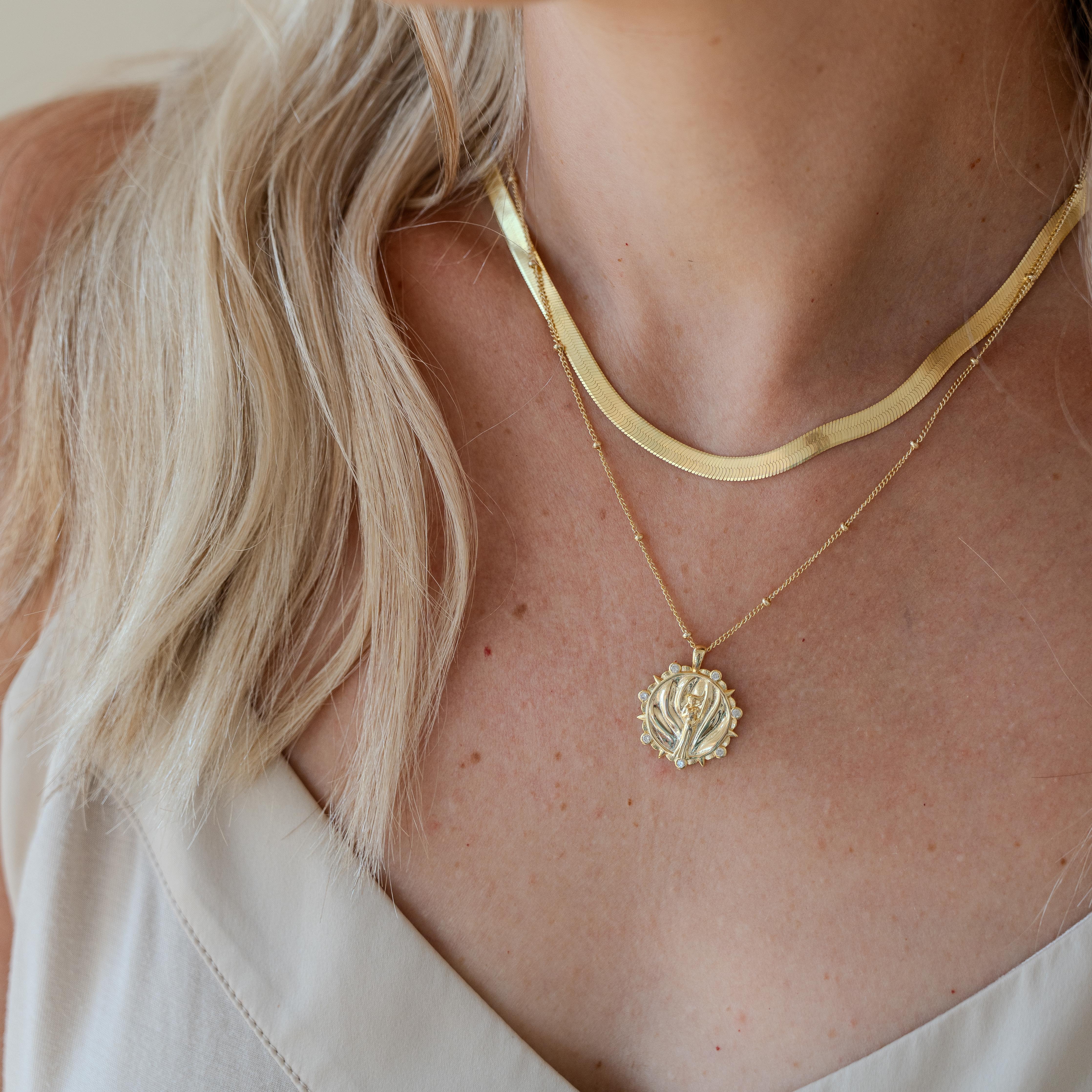 The Birth of Venus Necklace