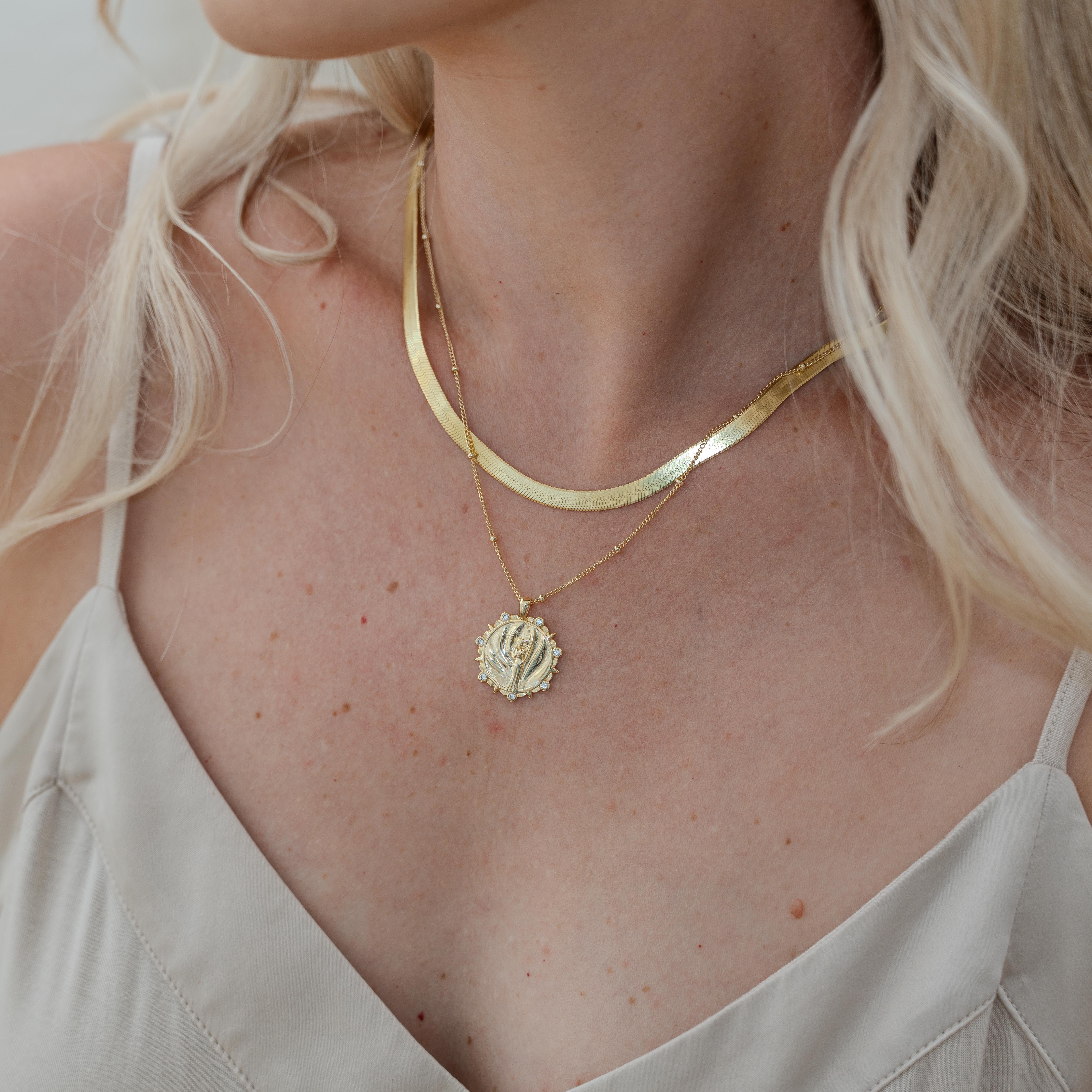 The Birth of Venus Necklace