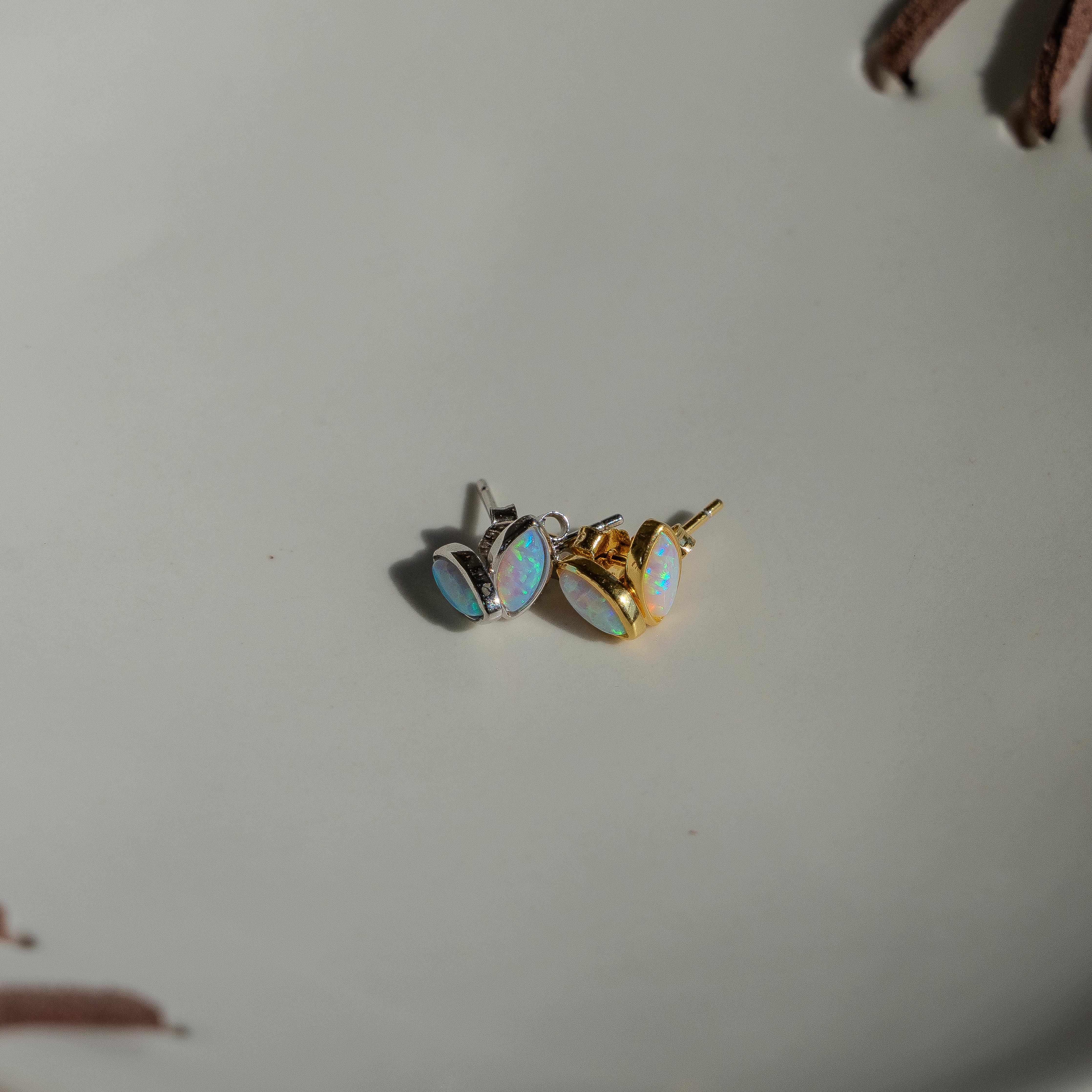 Gemma Mini Opal Stud Earrings