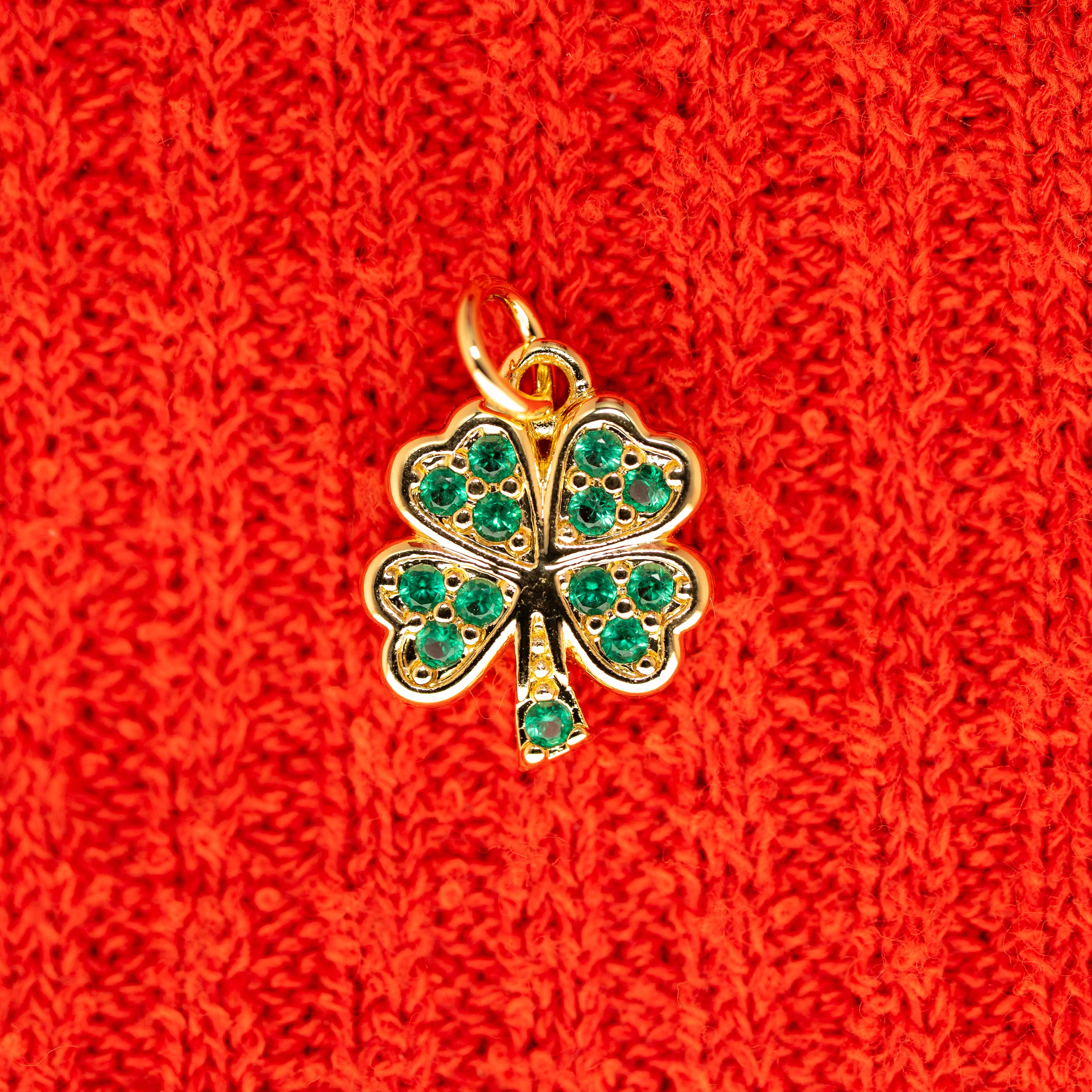 Green Crystal Lucky Charm
