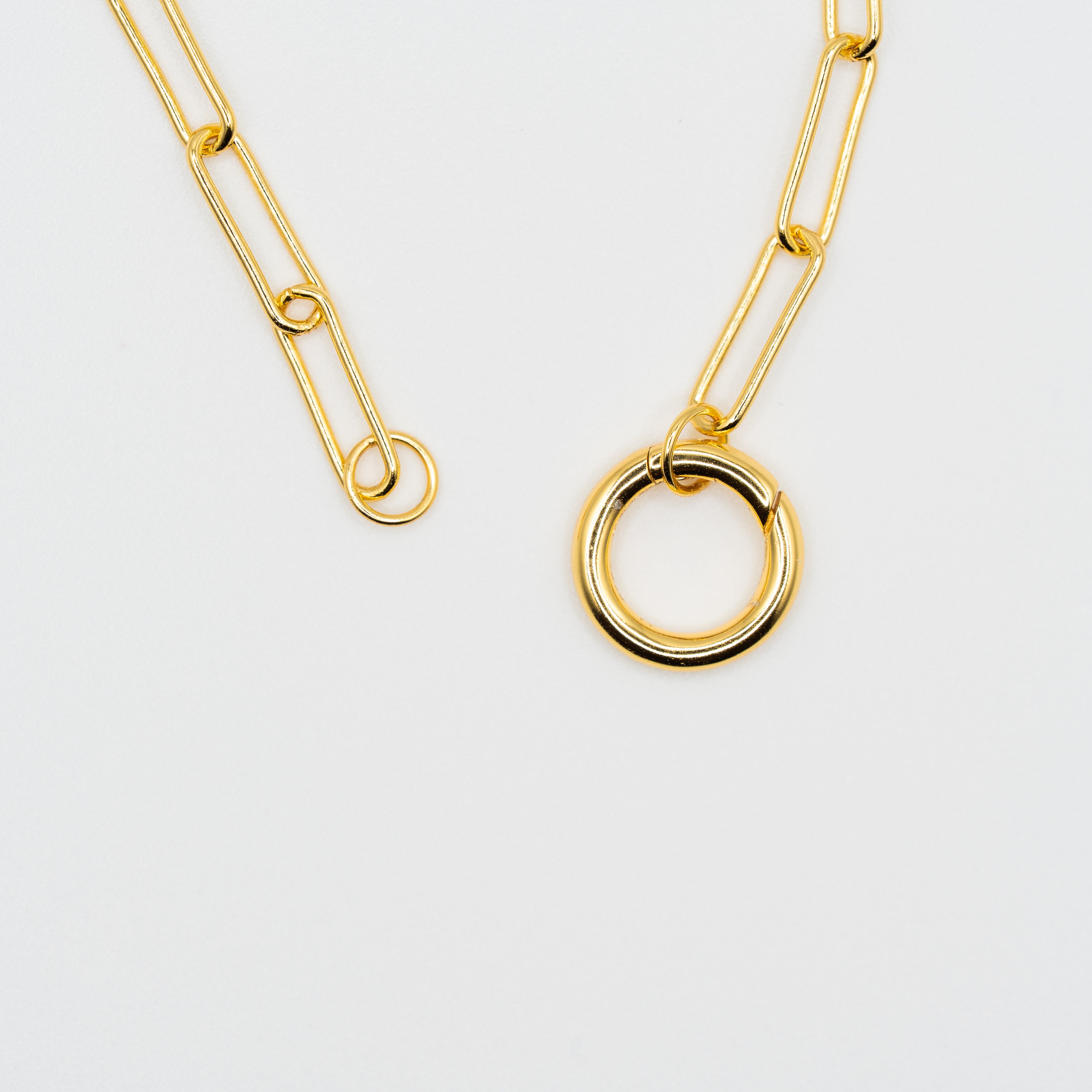 Madison James Paperclip Charm Necklace