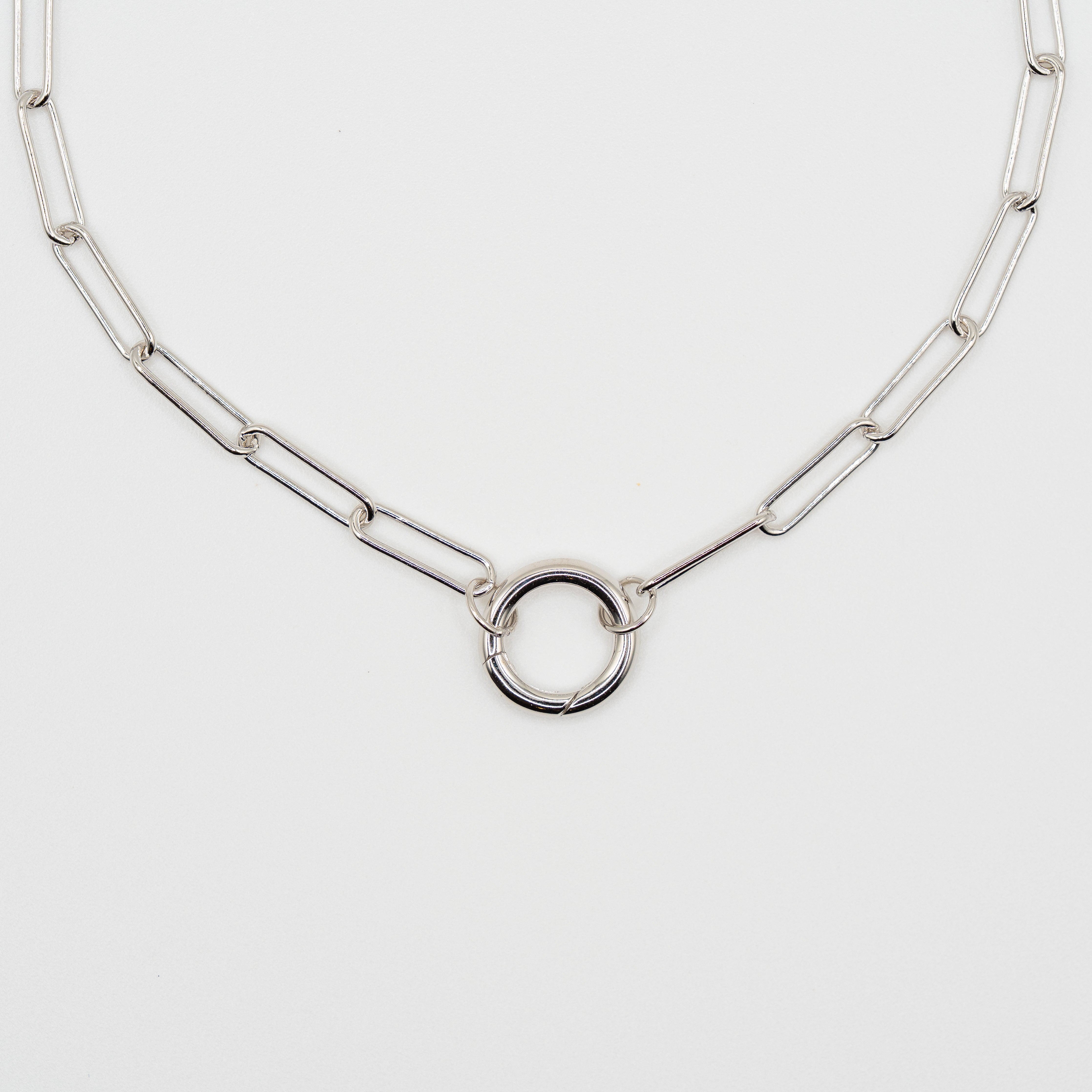 Madison James Paperclip Charm Necklace