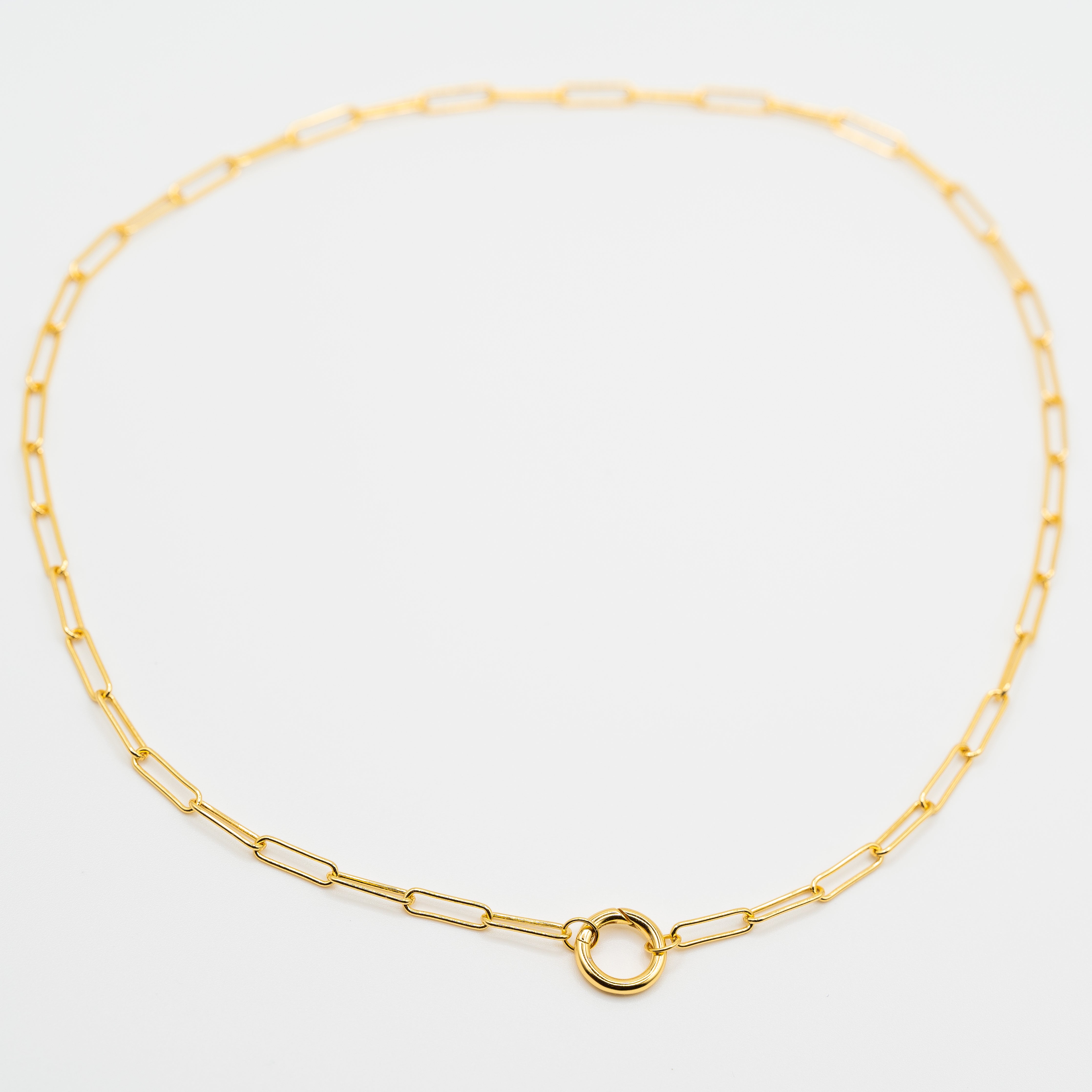 Madison James Paperclip Charm Necklace
