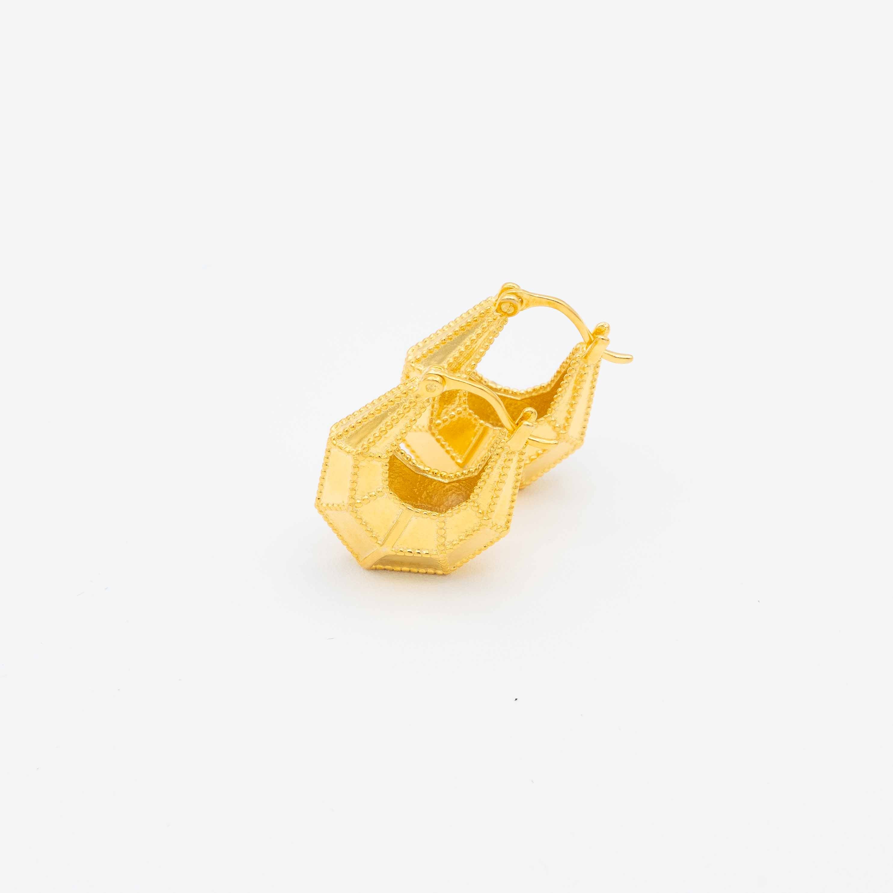 Kasey Horseshoe Hoop Earrings
