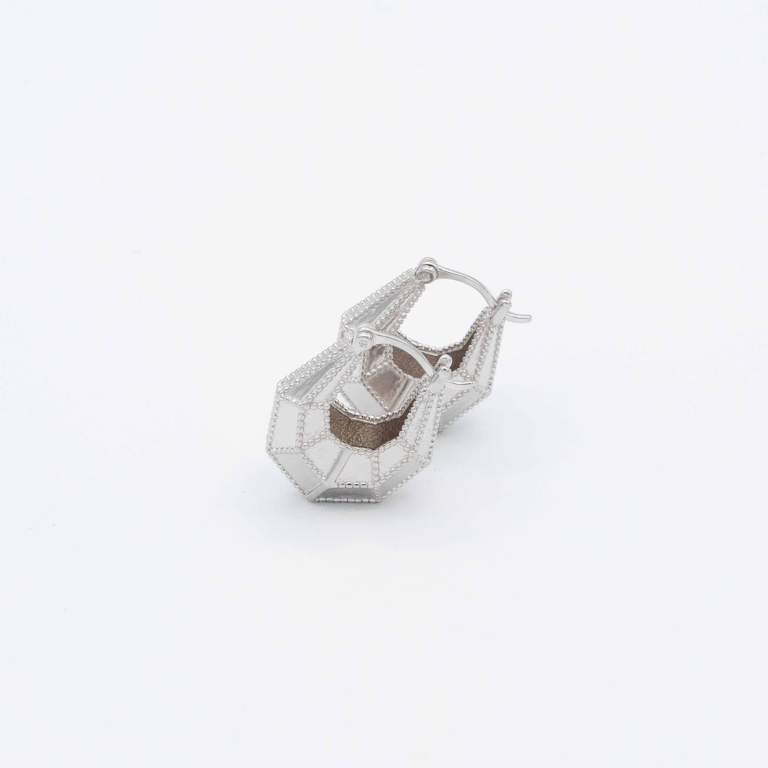 Kasey Horseshoe Hoop Earrings