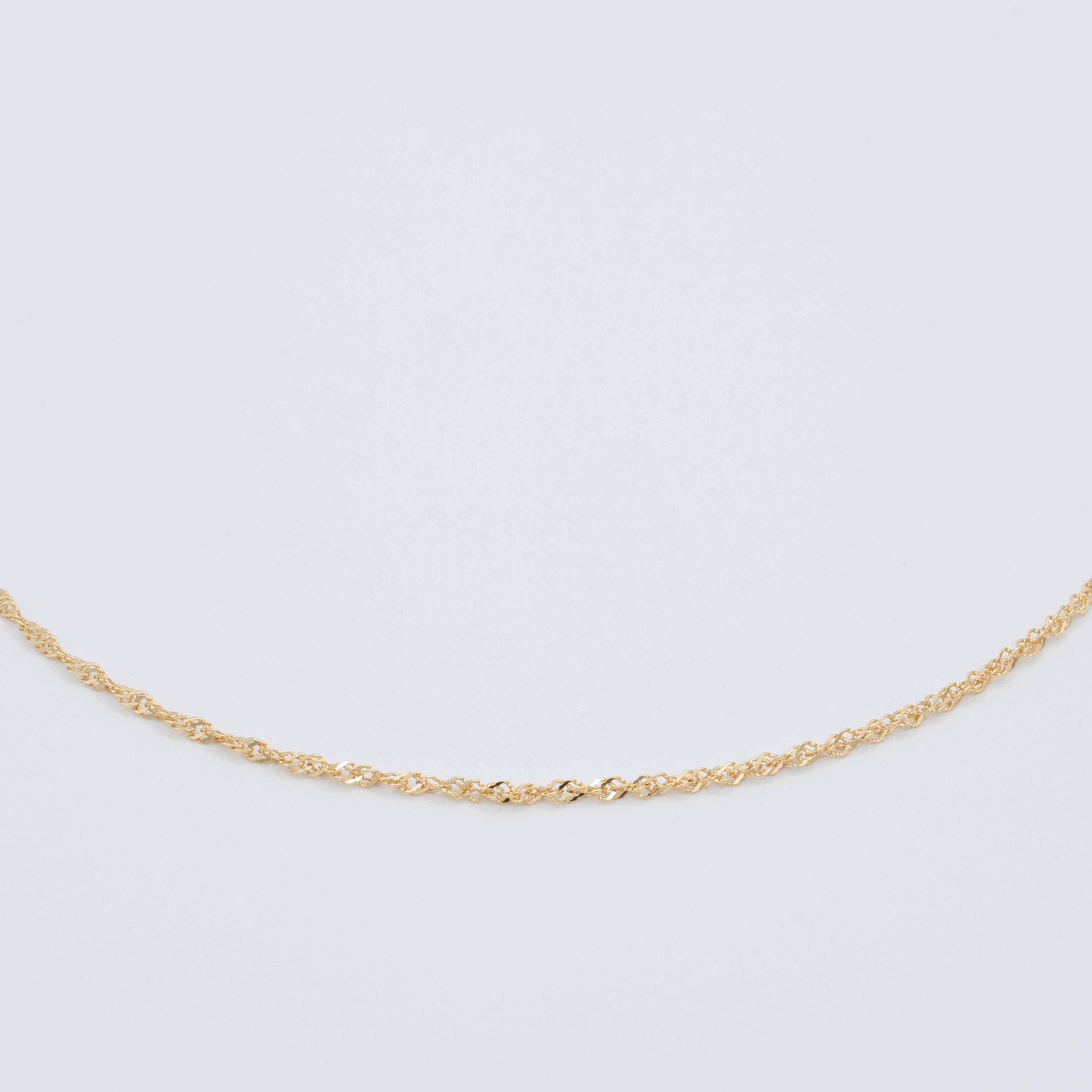 Lottie Delicate Twisted Chain Necklace