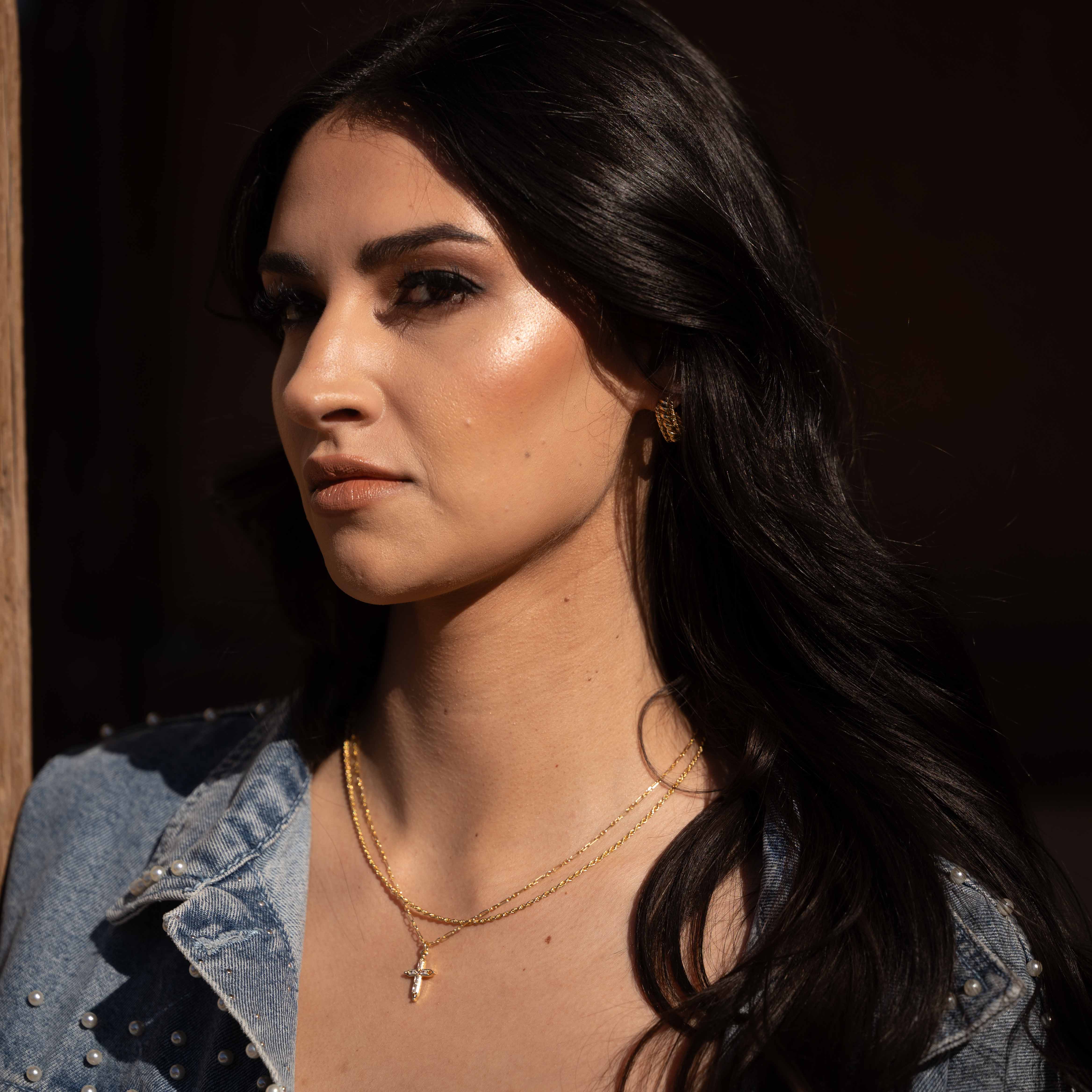 Arizona Gold Rope Chain Necklace (Small)