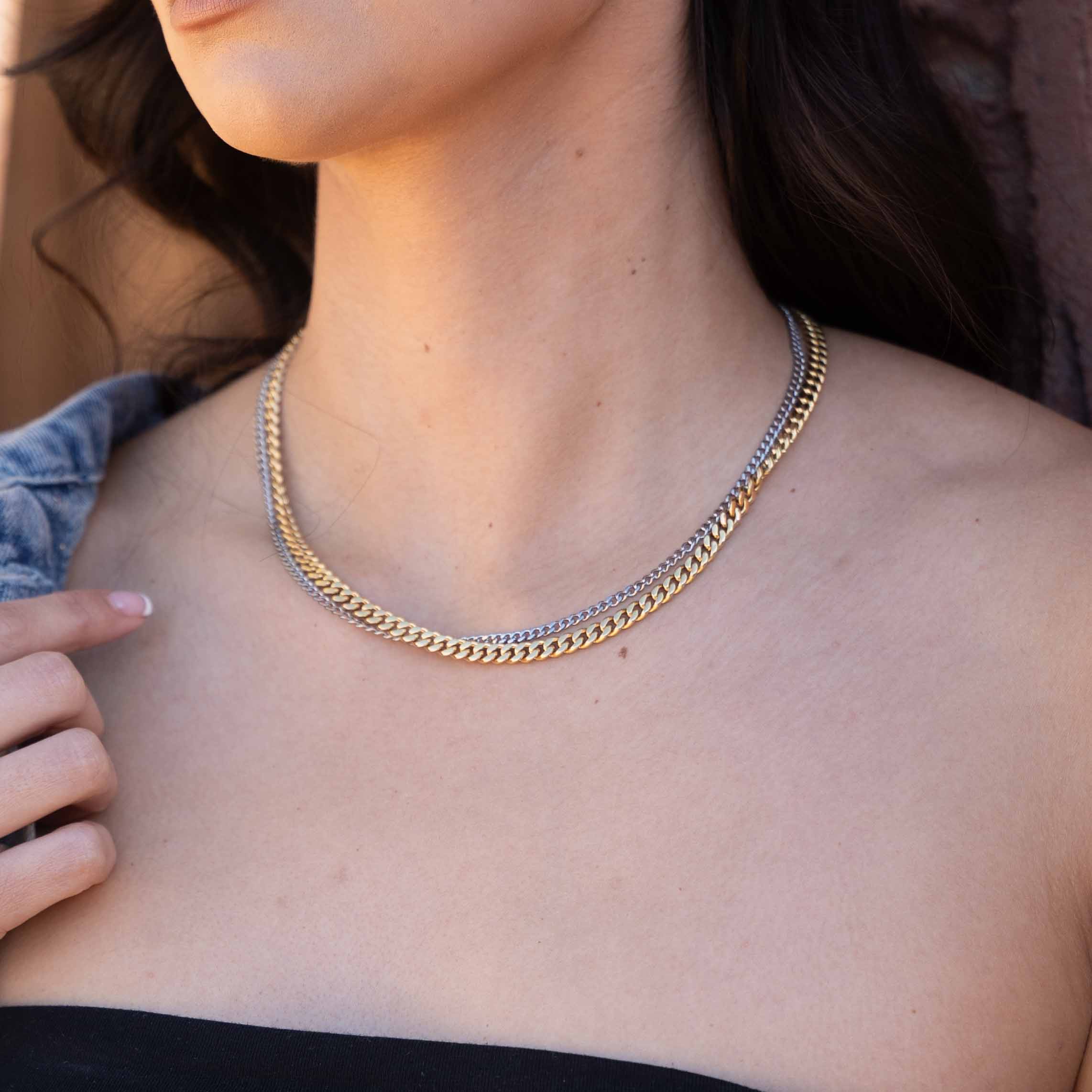 Billie Curb Chain Necklace (Small)