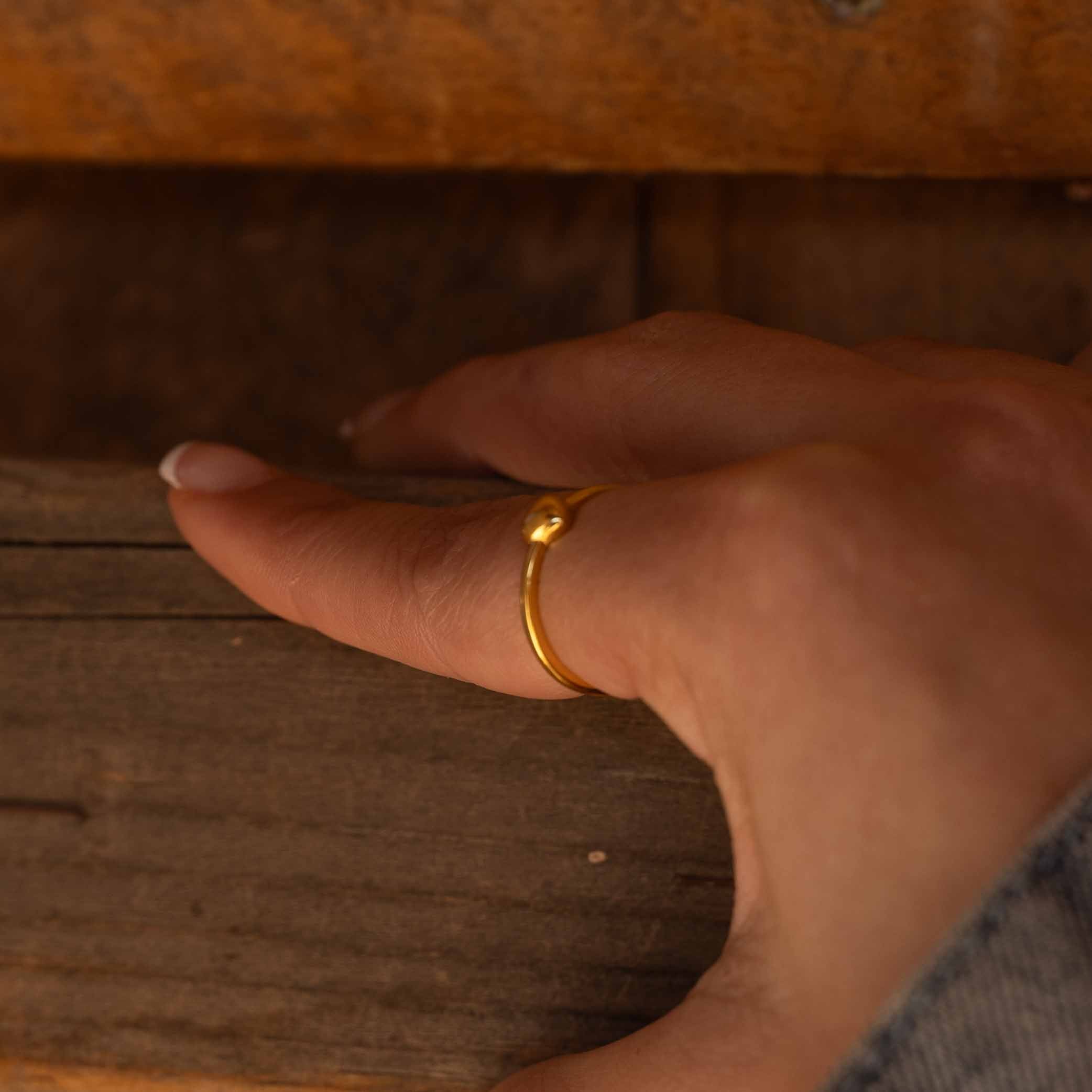 Kari Dainty Heart Ring