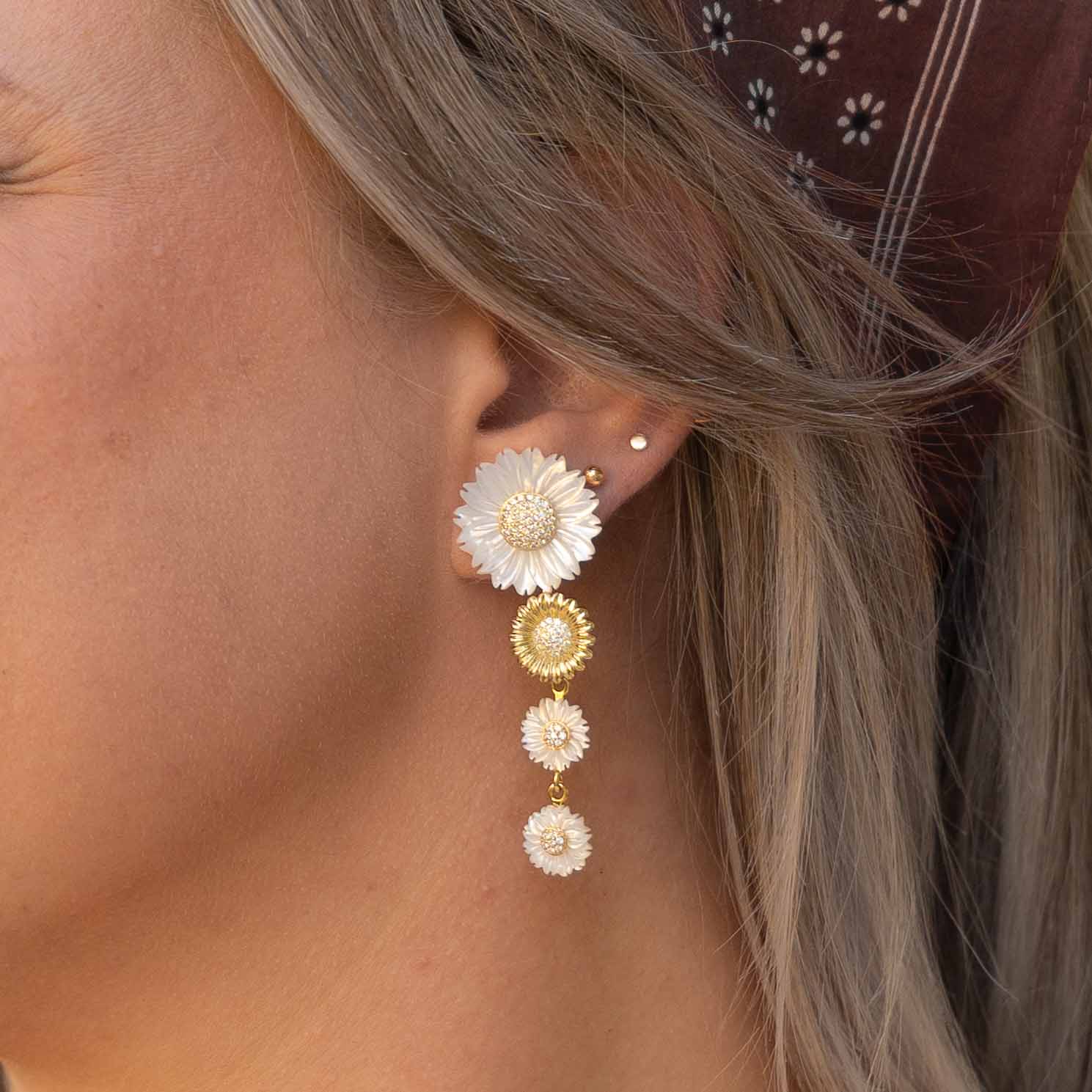 Margot Floral Drop Earrings