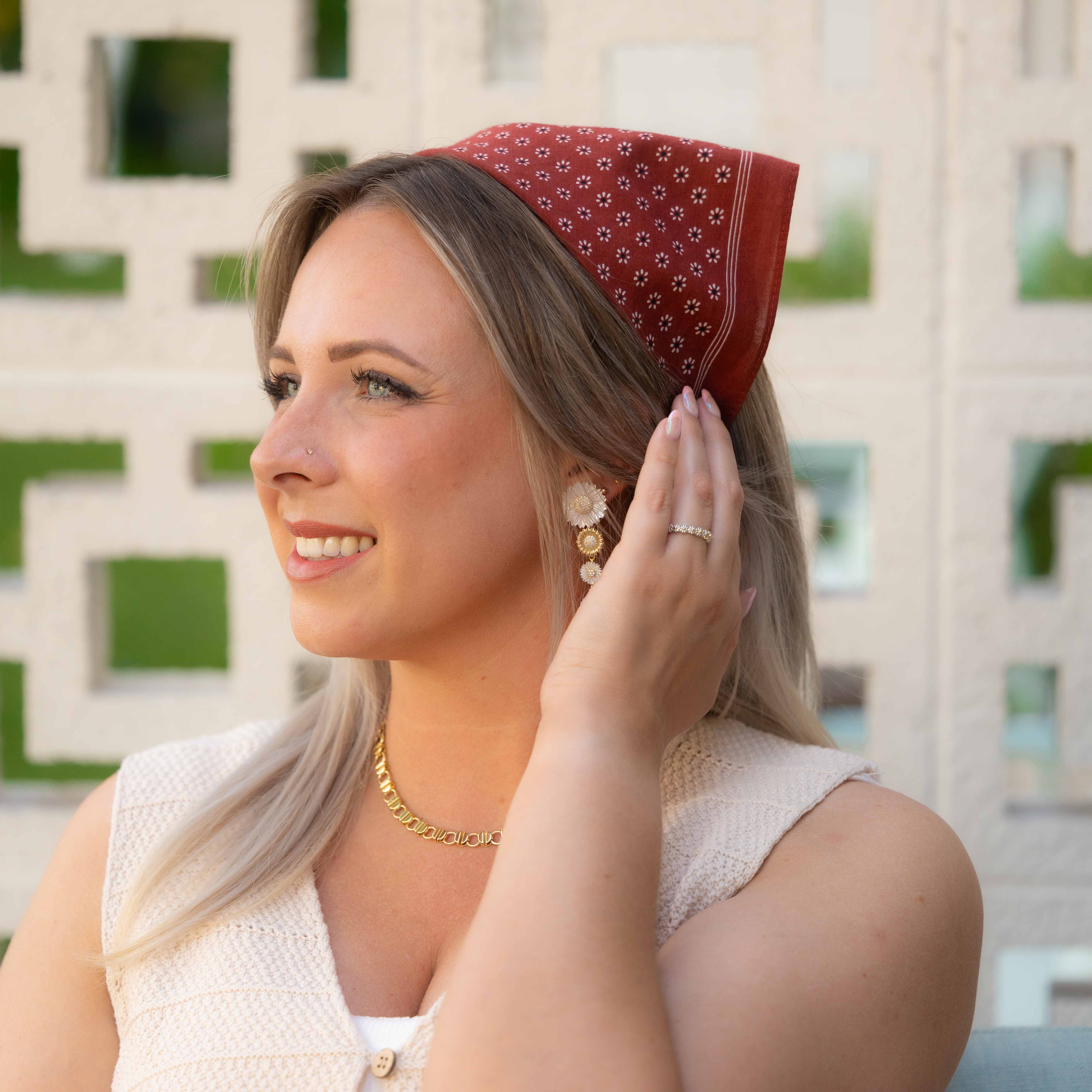 Margot Floral Drop Earrings