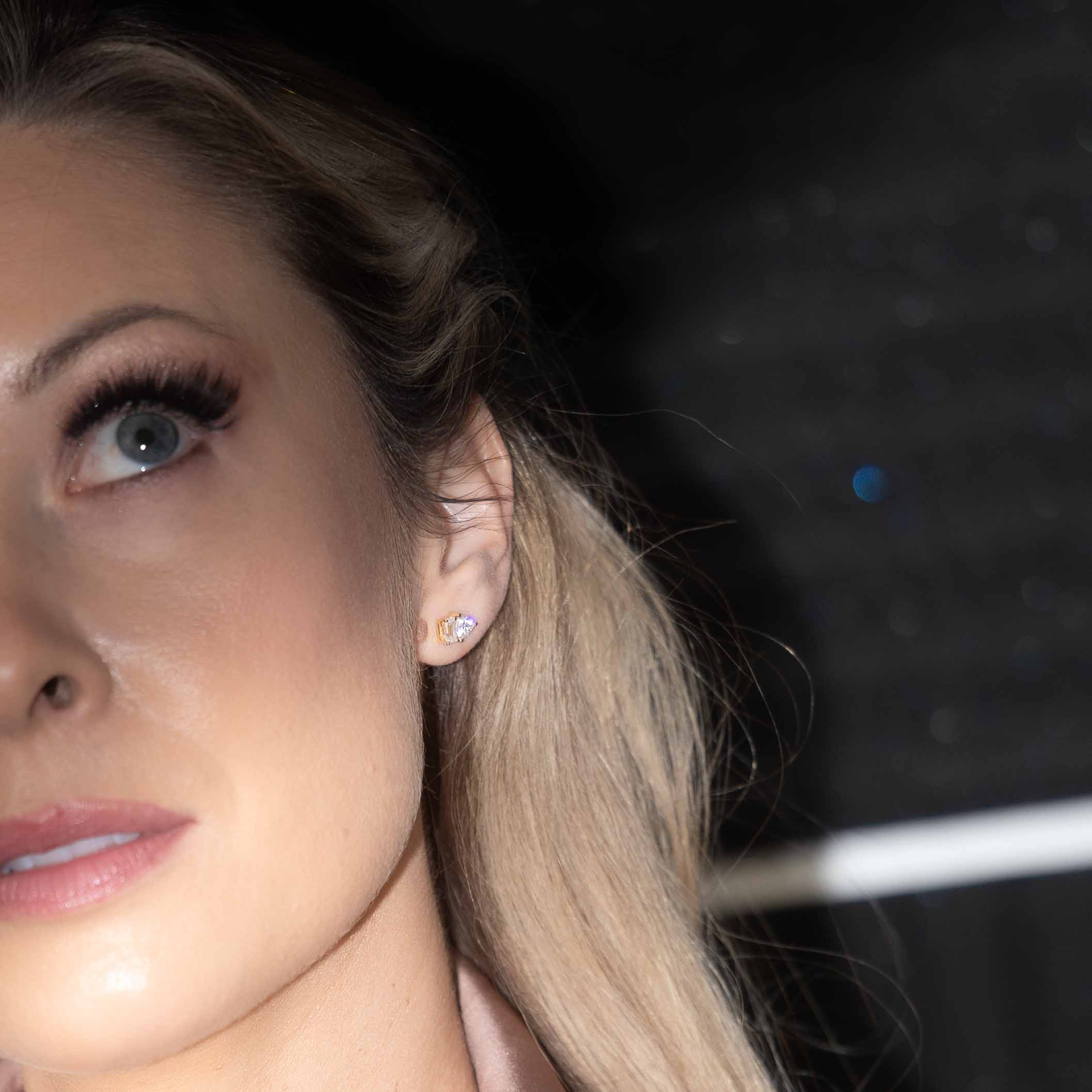 Allure Duet Diamond Stud Earrings