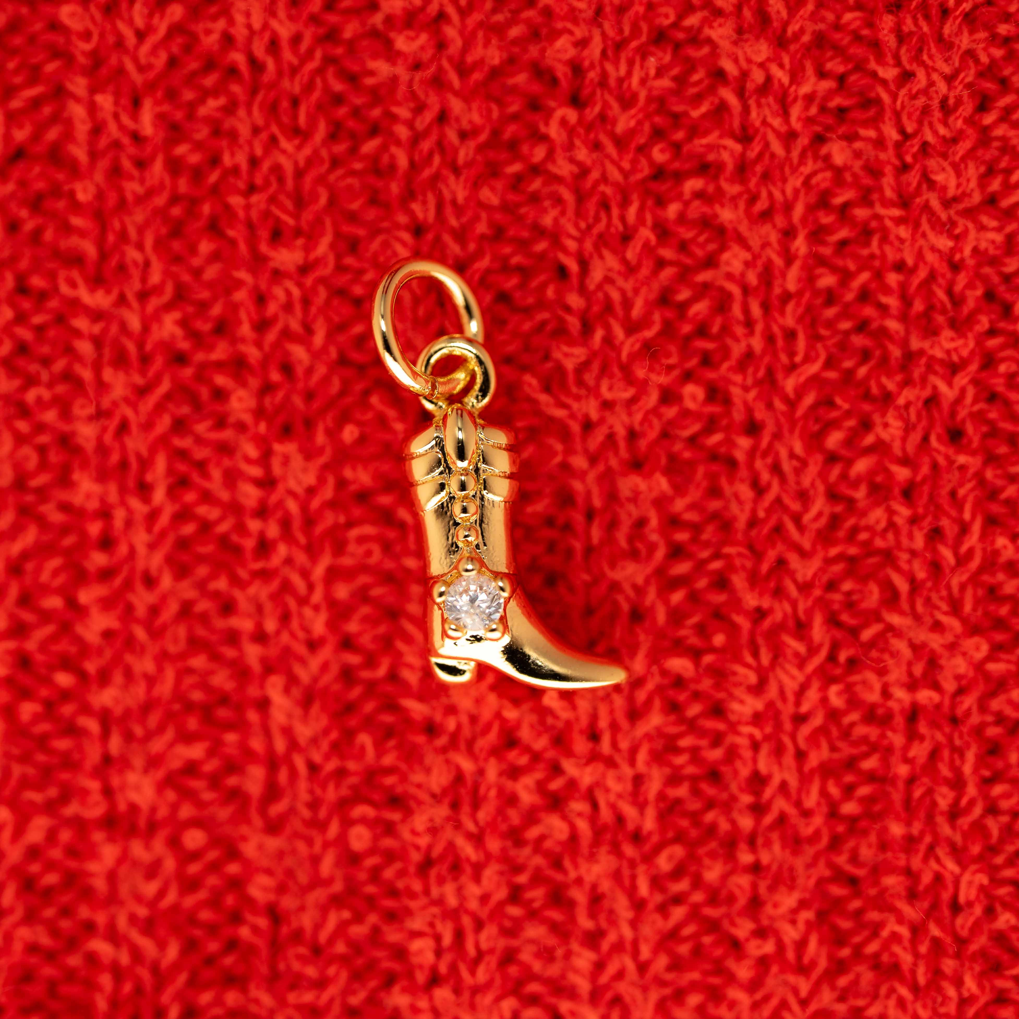 Mini Cowgir Boot Charm