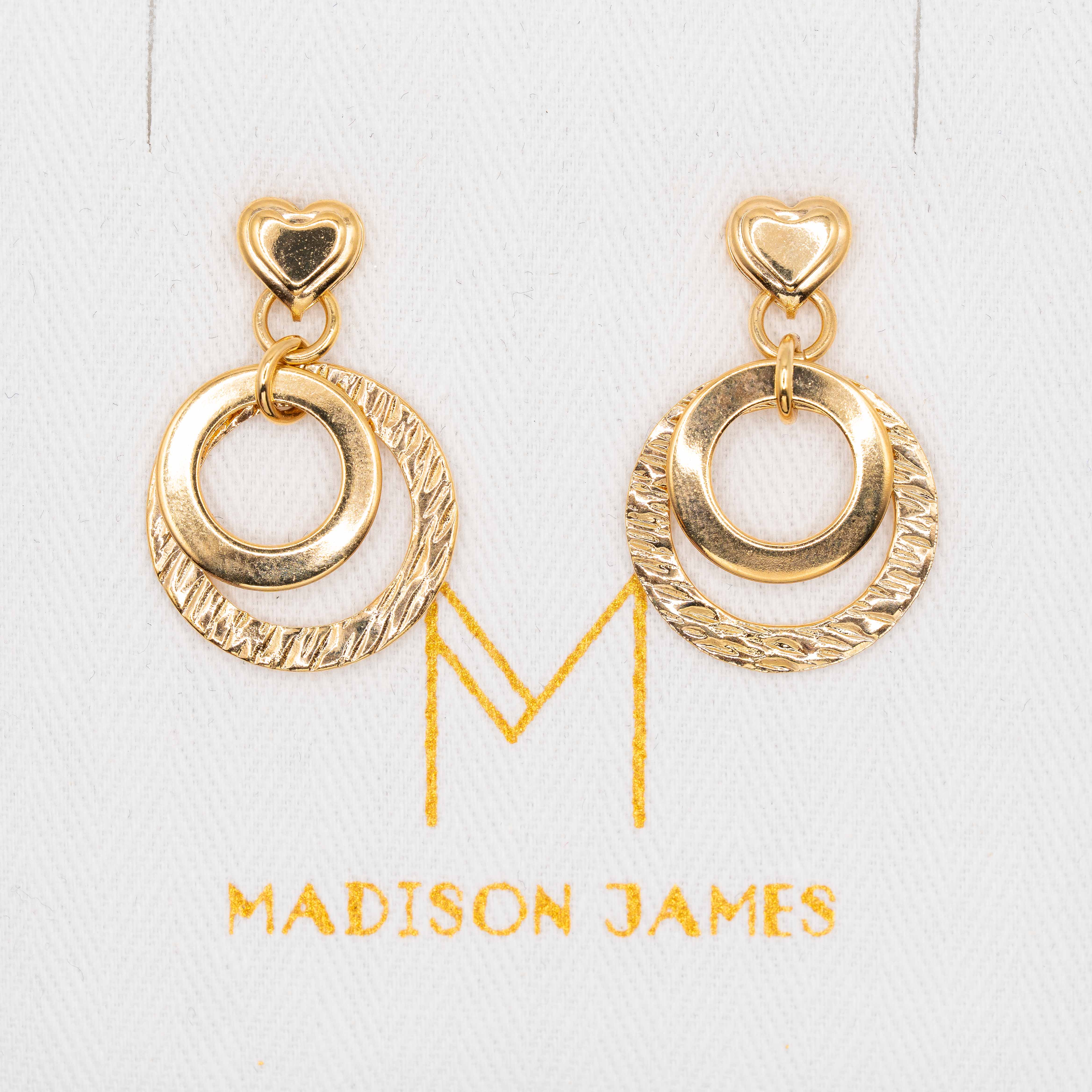 Twiggy Heart Mod Drop Earrings *Limited Edition*