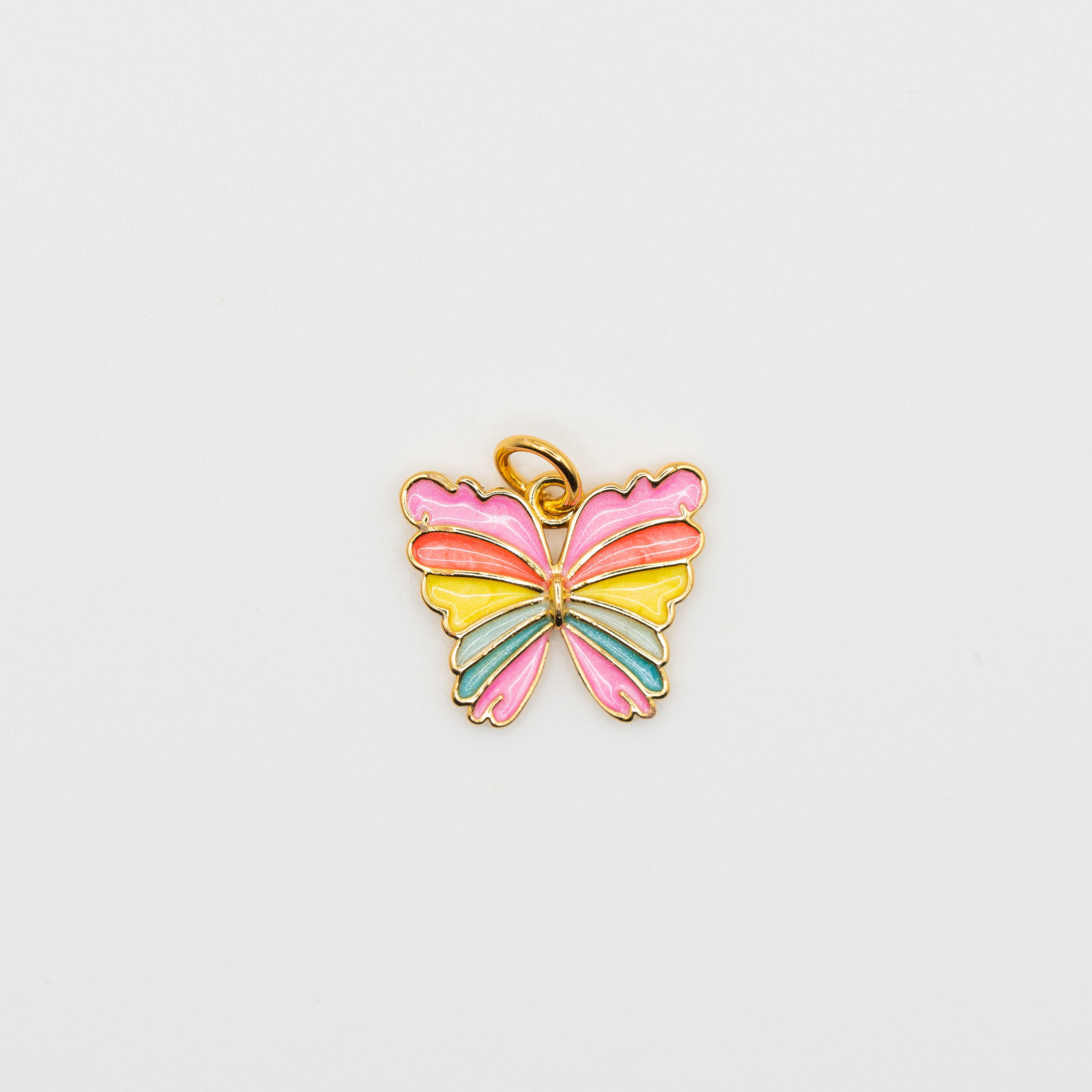 Psychedelic Butterfly Charm