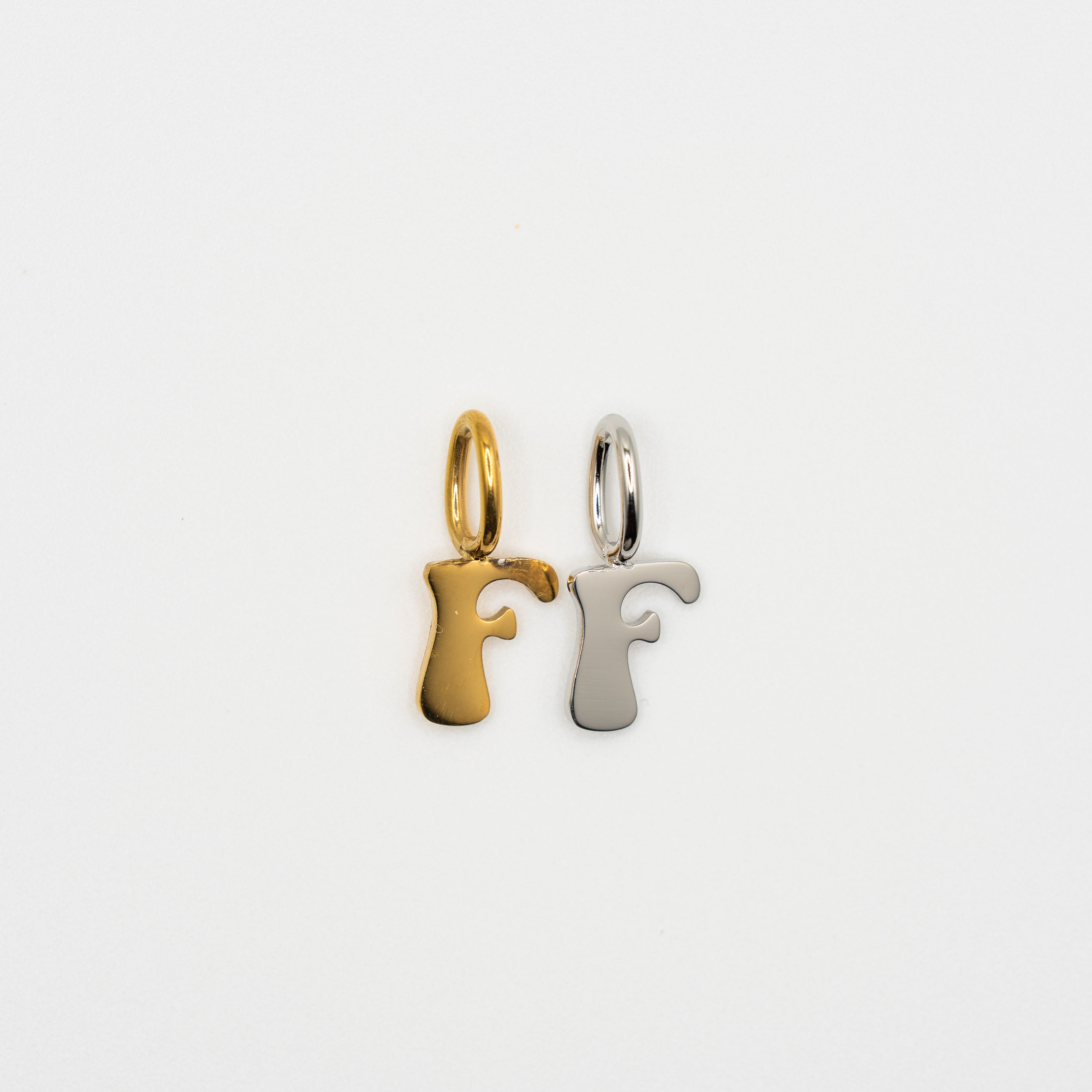 Flower Child Letter Charm F