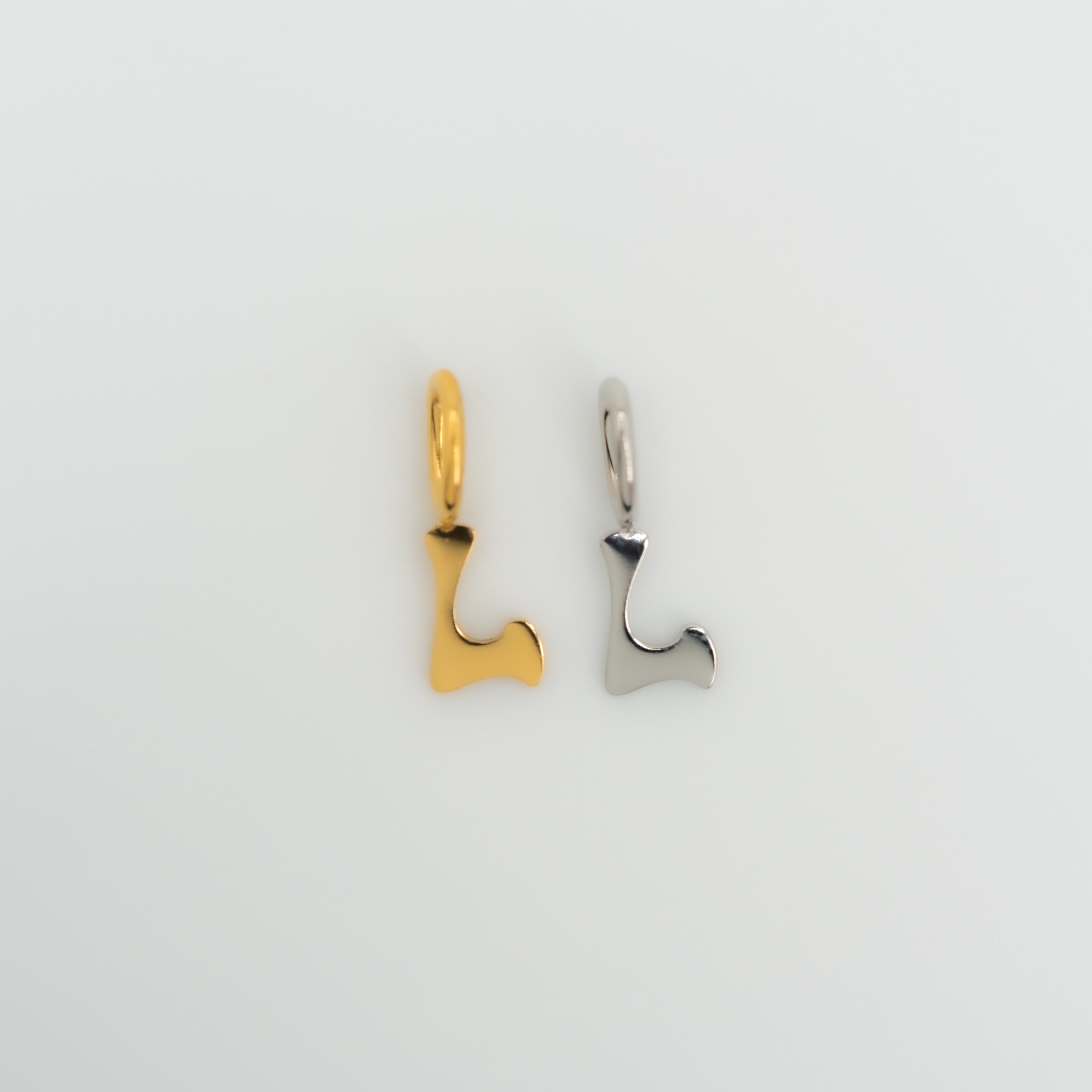 Flower Child Letter Charm L