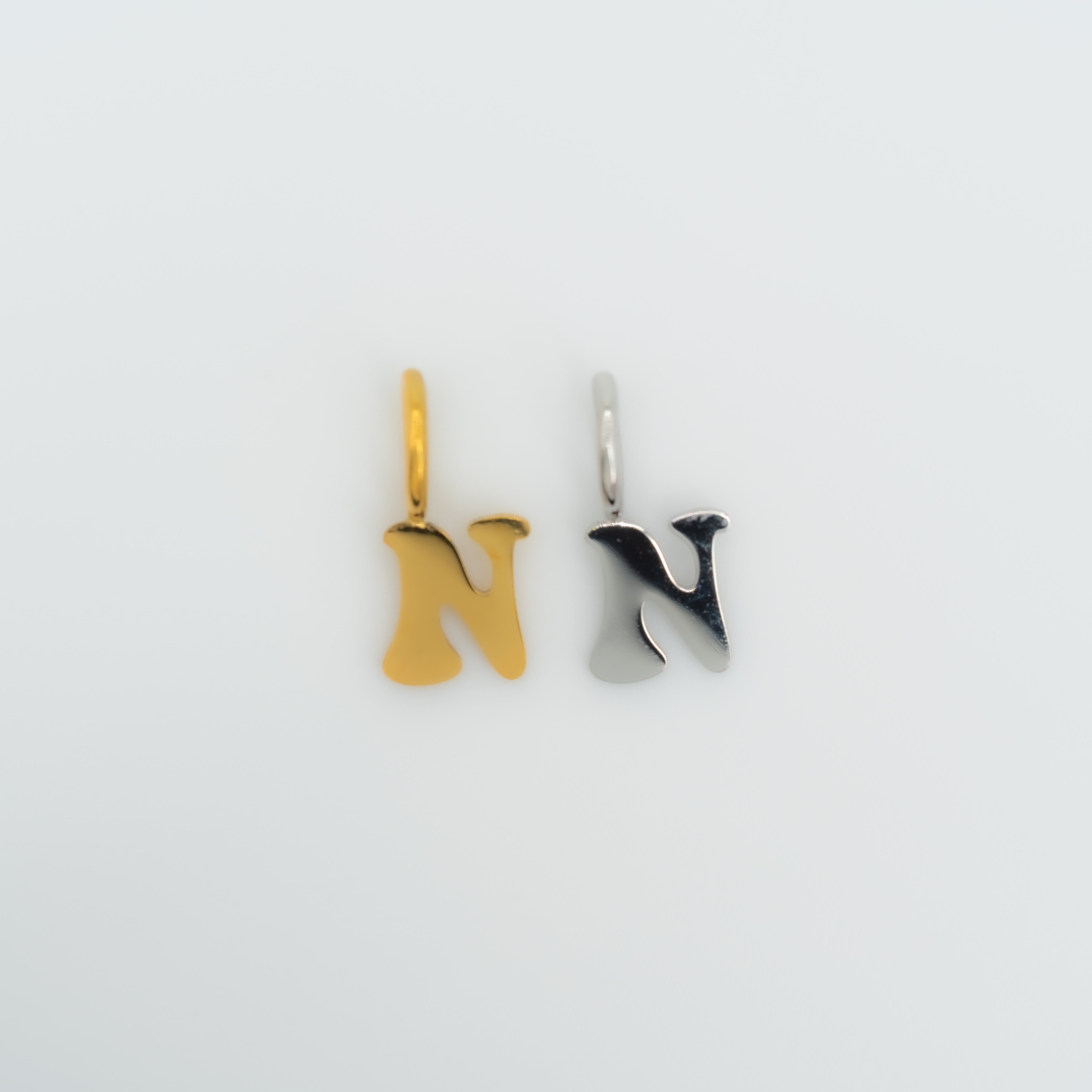 Flower Child Letter Charm N