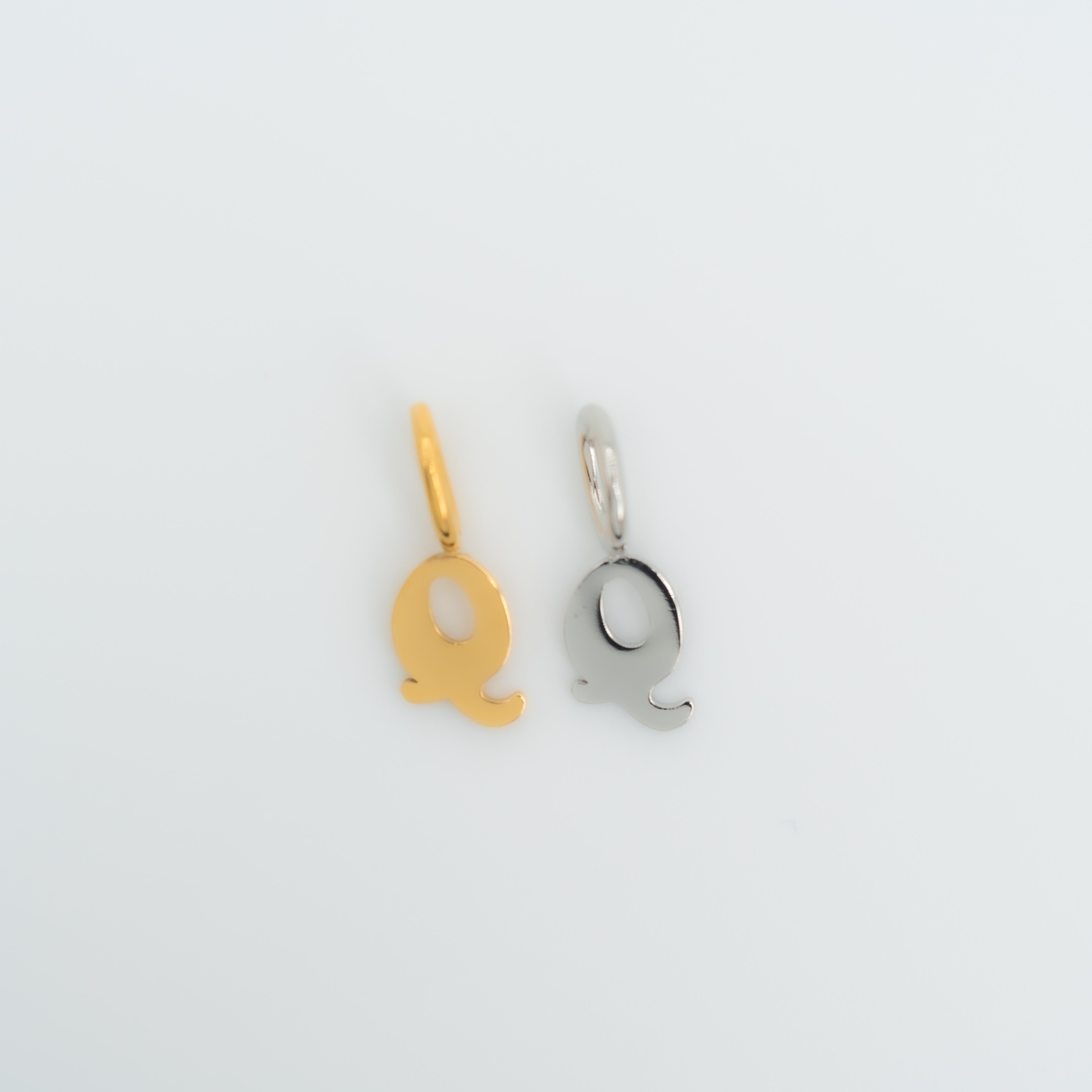 Flower Child Letter Charm Q