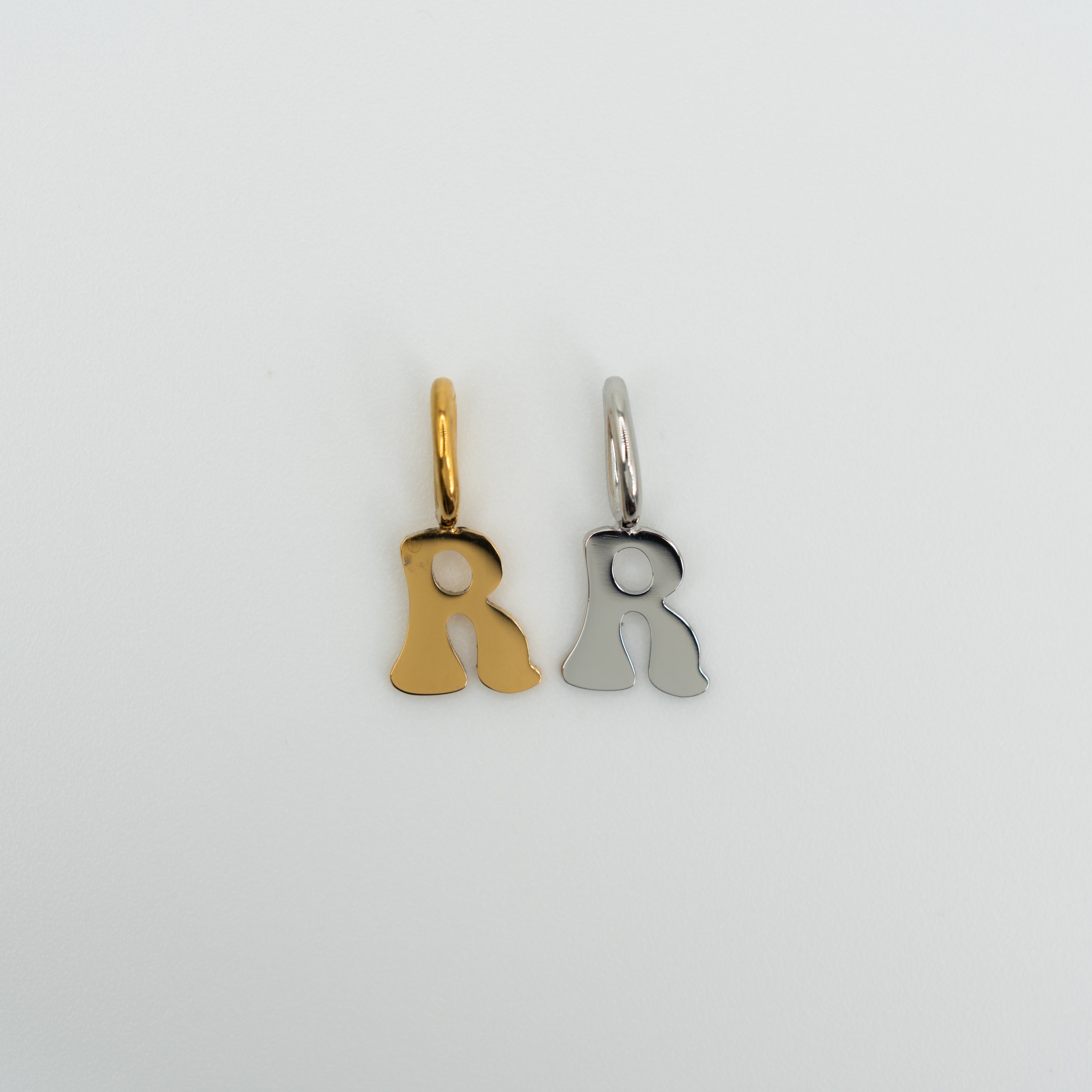 Flower Child Letter Charm R