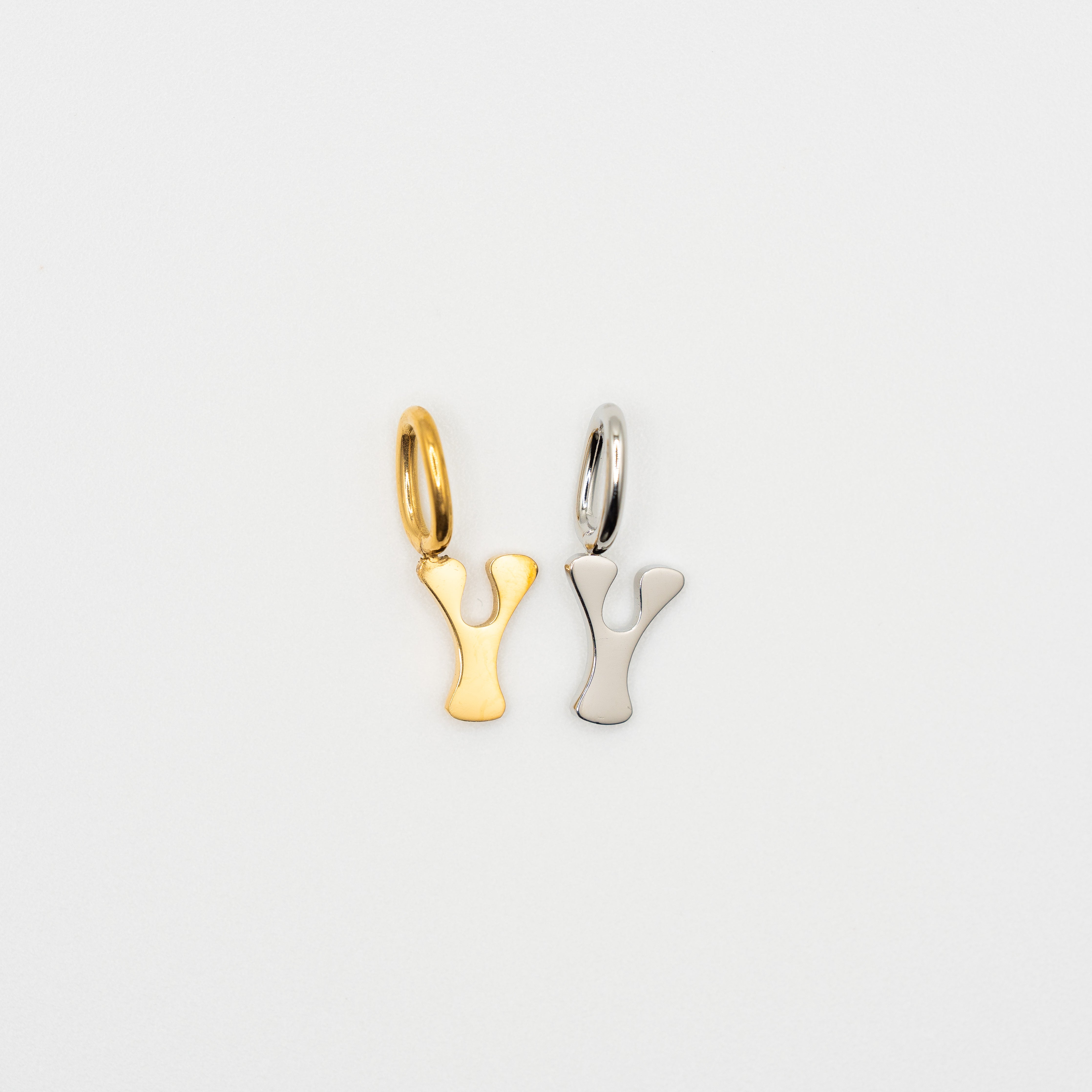 Flower Child Letter Charm Y