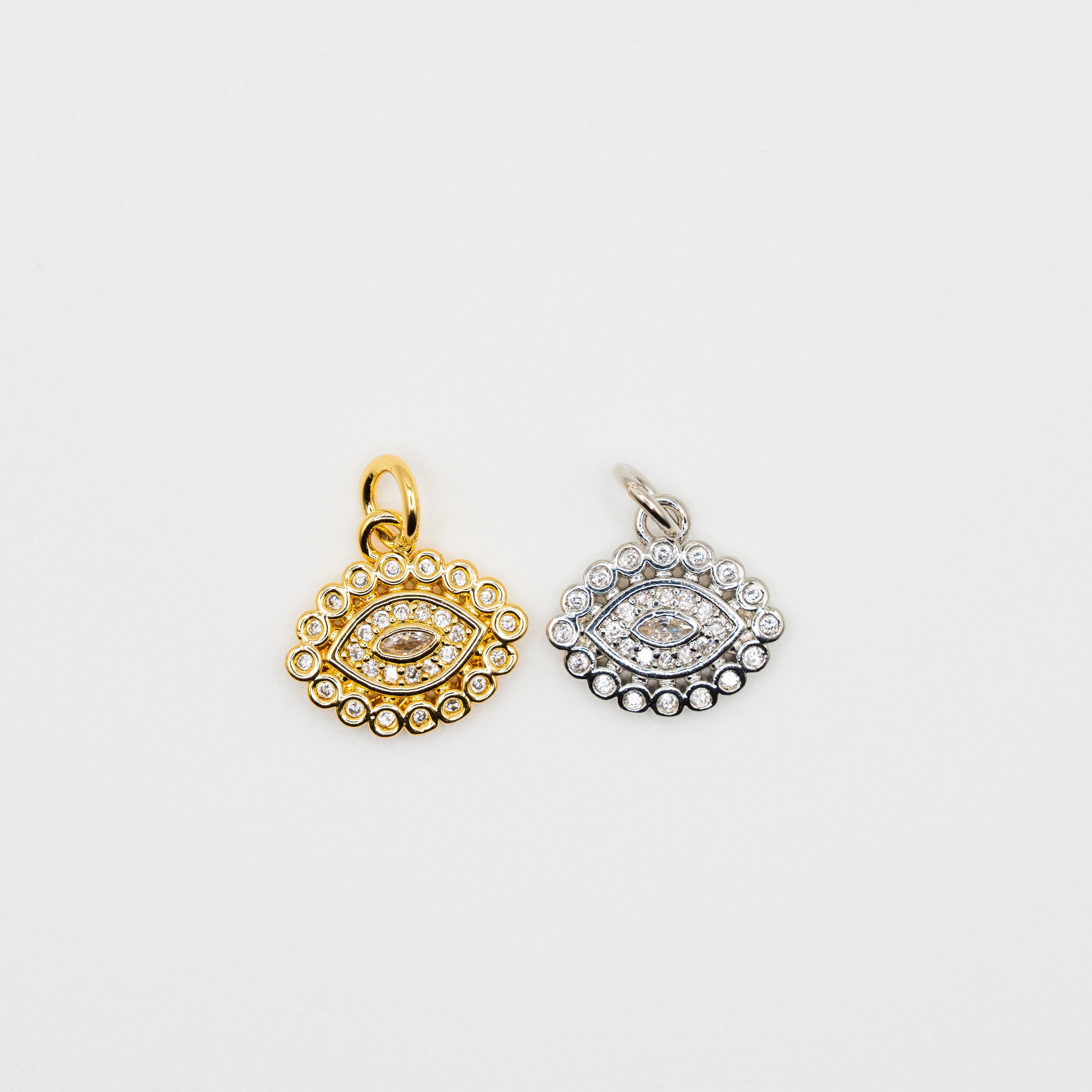 Crystal Evil Eye Charm