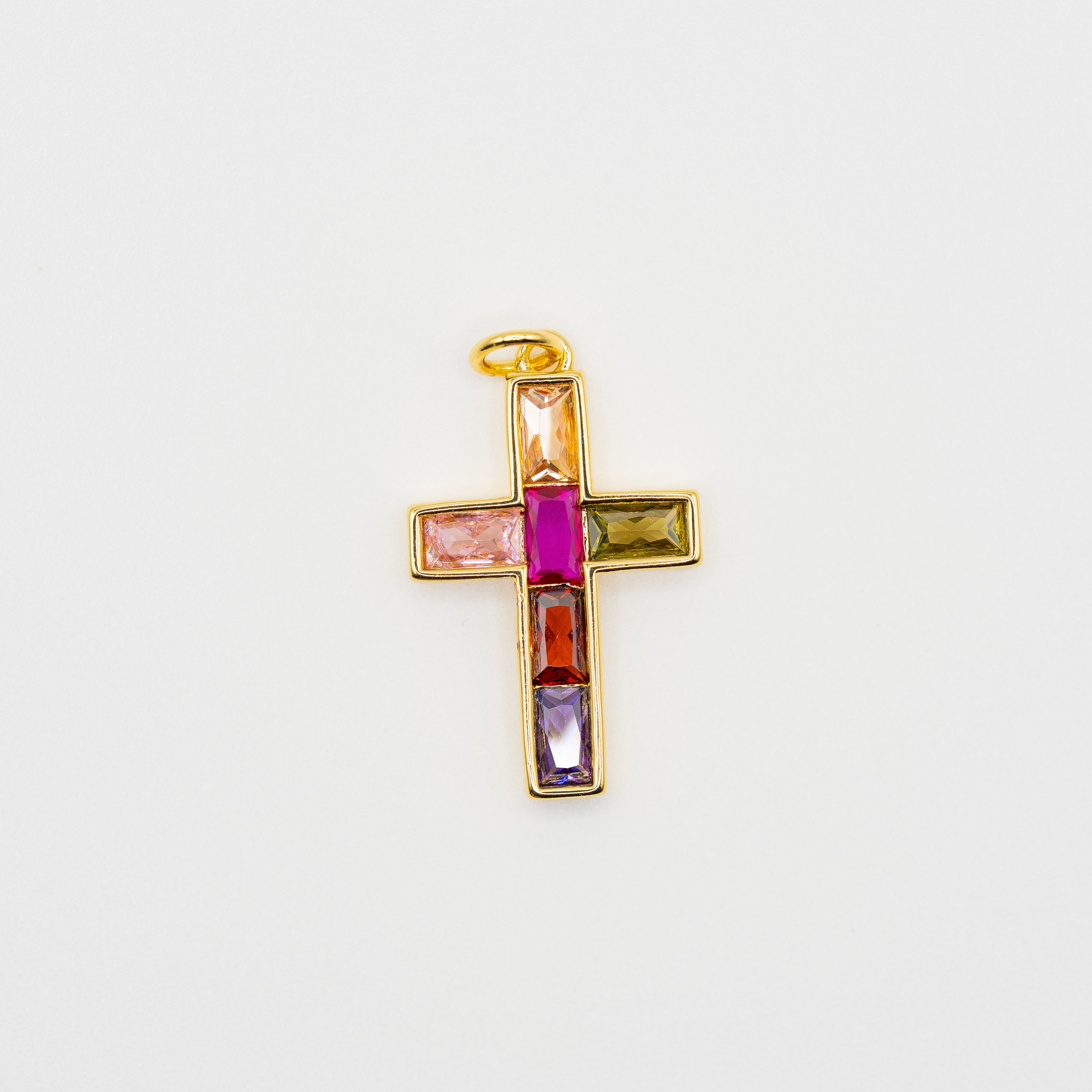 Strawberry Fields Forever Cross Charm